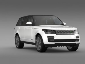 range rover autobiography hybrid l405 3D Model