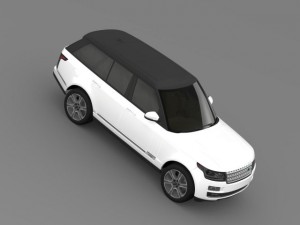 range rover autobiography hybrid l405 3D Model