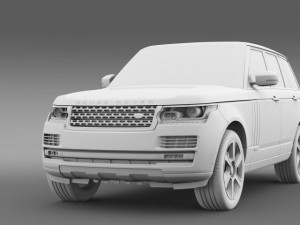 range rover autobiography hybrid l405 3D Model