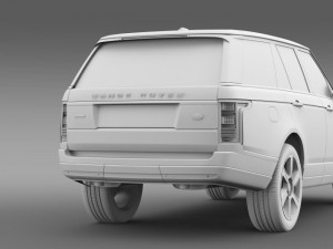 range rover autobiography hybrid l405 3D Model
