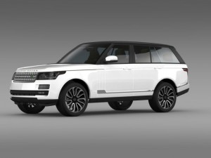 range rover autobiography v8 l405 Model 3D