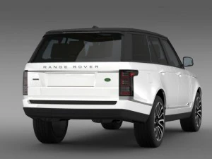range rover autobiography v8 l405 3D Model