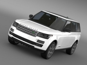 range rover hybrid lwb l405 3D Model