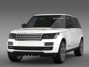range rover hybrid lwb l405 3D Model