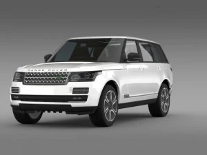 range rover hybrid lwb l405 3D Model