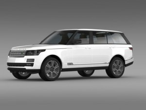 range rover hybrid lwb l405 3D Model