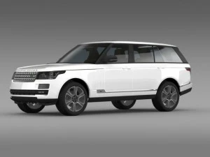range rover hybrid lwb l405 3D Model