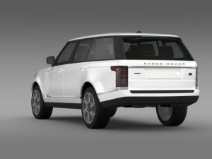 range rover hybrid lwb l405 3D Model