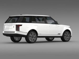 range rover hybrid lwb l405 3D Model