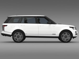 range rover hybrid lwb l405 3D Model