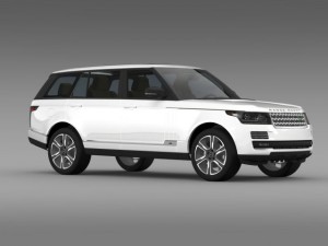 range rover hybrid lwb l405 3D Model