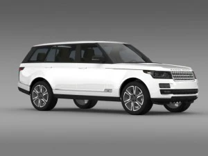range rover hybrid lwb l405 3D Model