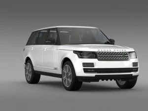 range rover hybrid lwb l405 3D Model