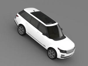 range rover hybrid lwb l405 3D Model