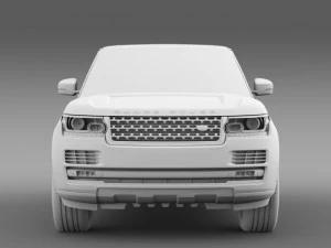 range rover hybrid lwb l405 3D Model