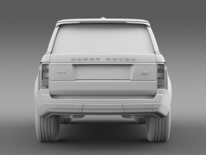 range rover hybrid lwb l405 3D Model