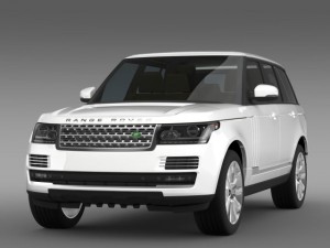 range rover supercharged l405 3D Модель