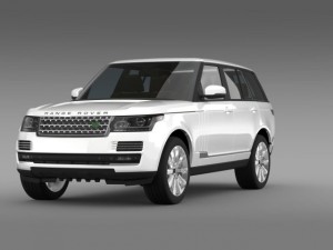 range rover supercharged l405 3D Модель