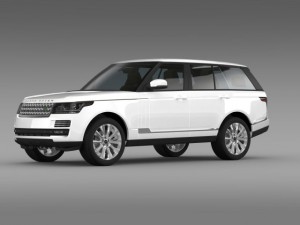 range rover supercharged l405 3D Модель