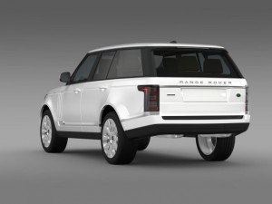 range rover supercharged l405 3D Модель