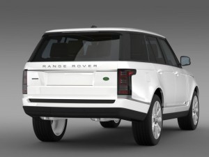 range rover supercharged l405 3D Модель