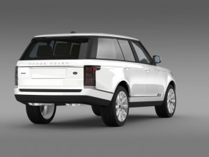 range rover supercharged l405 3D Модель