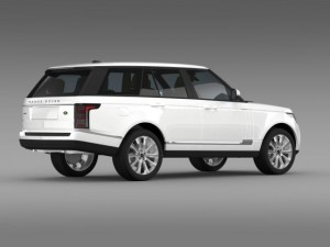 range rover supercharged l405 3D Модель