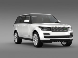 range rover supercharged l405 3D Модель