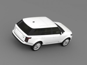 range rover supercharged l405 3D Модель