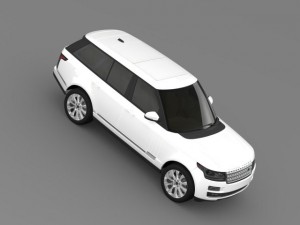 range rover supercharged l405 3D Модель