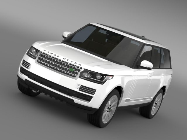 range rover vogue sdv8 l405 Model 3D .c4d .max .obj .3ds .fbx .stl .blend 