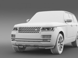 range rover vogue se sdv8 l405 3D 모델