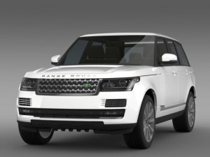 range rover vogue se sdv8 l405 3D 모델