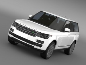 range rover vogue se sdv8 l405 3D 모델