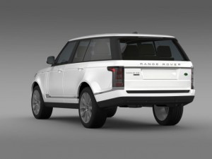 range rover vogue se sdv8 l405 3D 모델
