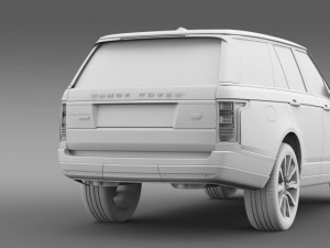 range rover vogue se sdv8 l405 3D 모델