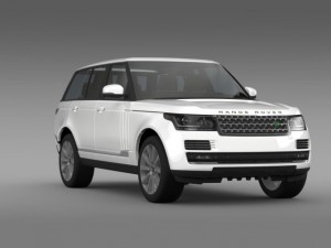 range rover vogue se sdv8 l405 3D 모델