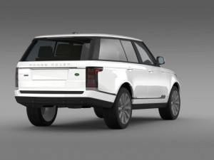 range rover vogue se sdv8 l405 3D 모델
