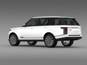 range rover vogue se sdv8 l405 3D 모델