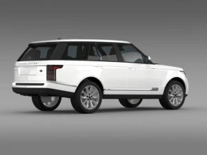range rover vogue se tdv6 l405 3D Model