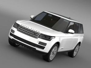 range rover vogue tdv6 l405 3D Model
