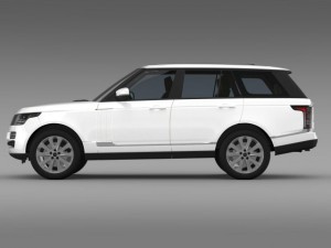 range rover vogue tdv6 l405 3D 모델