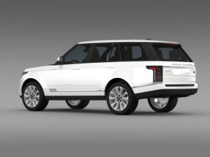 range rover vogue tdv6 l405 3D 모델