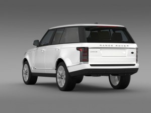range rover vogue tdv6 l405 3D 모델