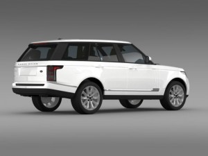range rover vogue tdv6 l405 3D 모델