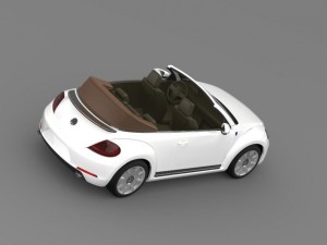 karmann beetle cabrio 2014 3D मॉडल