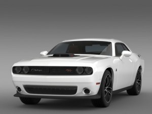 dodge challenger 392 hemi scat pack shaker lc 2015 3D Model