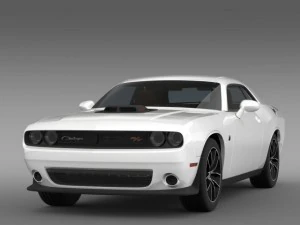 dodge challenger 392 hemi scat pack shaker lc 2015 3D Model
