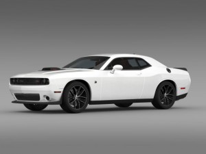dodge challenger 392 hemi scat pack shaker lc 2015 3D Model