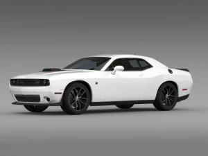 dodge challenger 392 hemi scat pack shaker lc 2015 3D Model